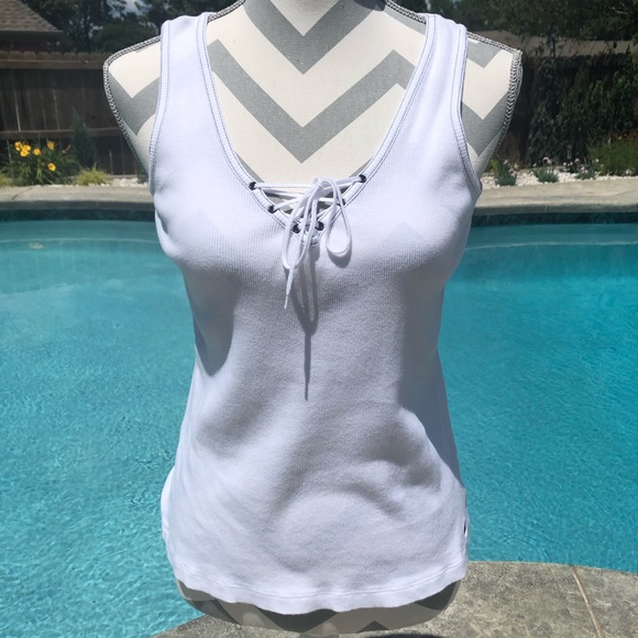 Tommy Hilfiger Tops - Top: Vintage Tommy Hilfiger Y2K Lace-up Tank